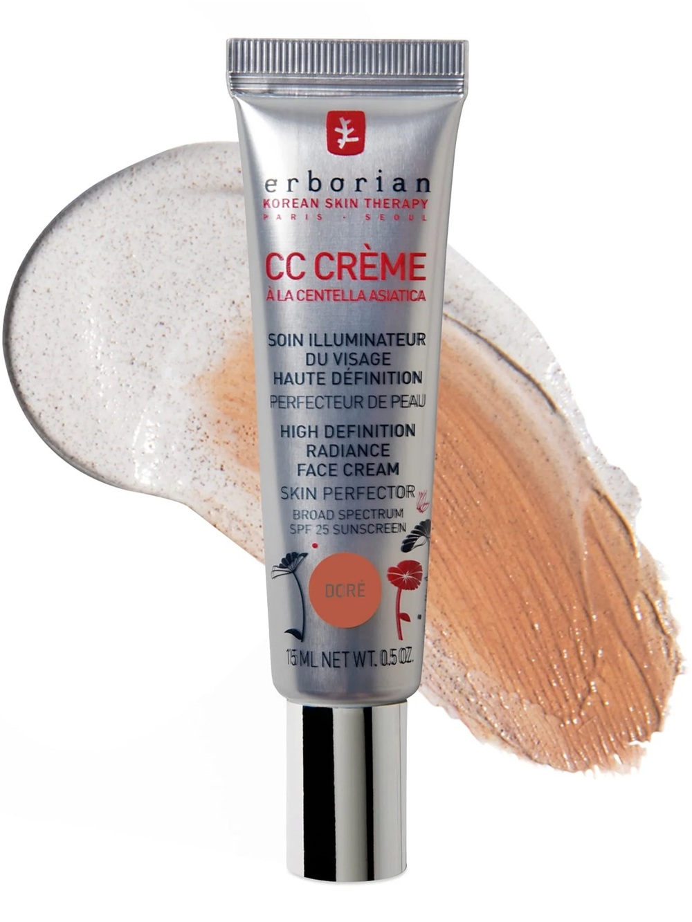 Erborian CC Creme High Definition Radiance Face Cream DORE 0.5oz  K-BEAUTY